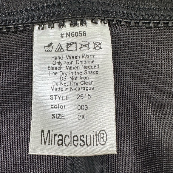 Miraclesuit Women's Black Flexible Waist Cincher Shaperware Corset 2XL - Picture 5 of 7